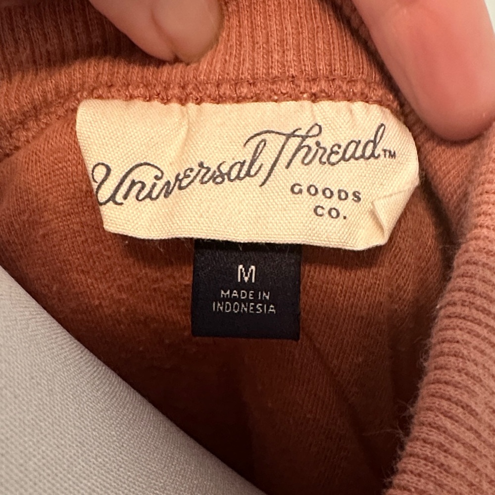 Universal Thread Terracotta Quilted Sweatshirt Wi… - image 2